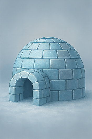 Igloo Glow Frost Haven Arctic Pocket Snow Dome Cozy Ice HD phone wallpaper