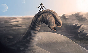Ride, Dune Worm HD wallpaper