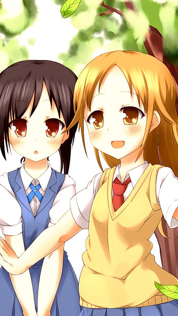 Anime Best Friends, School Friends HD phone wallpaper