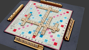 3D board model, Scrabble HD wallpaper