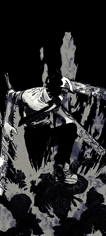 Denji, chainsawman, anime HD phone wallpaper