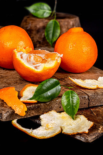 Food, Leaves, Fruit, Citrus, Peel, Rind HD phone wallpaper