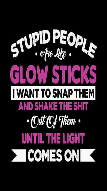 Stupid People, glowsticks, stupidpeople HD phone wallpaper