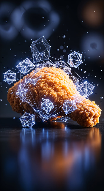 Crunchy Fried Chicken: A Digital Delight for Your , food, technology HD phone wallpaper