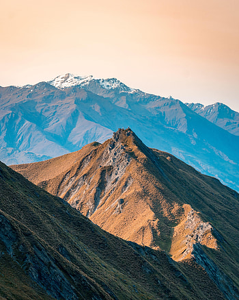 Nature, Mountains, Vertex, New Zealand, Relief, Tops HD phone wallpaper