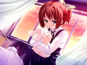 Anime, Toy, Sadness, Girl, Window HD wallpaper