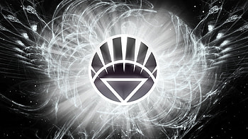 Symbol - White, shining, white, black, symbol HD wallpaper