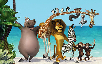 Madagascar movie, Flucht durch Europa, Hintergratilde frac14 nde HD wallpaper