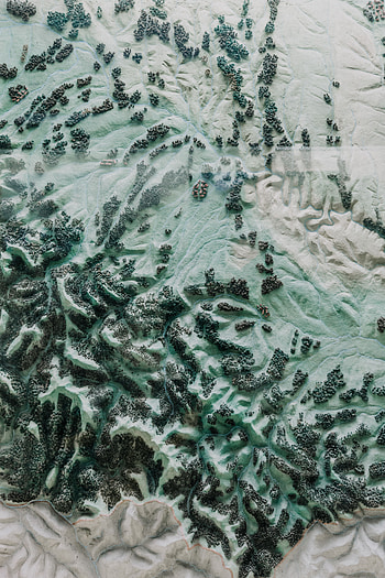 View From Above, Miscellanea, Miscellaneous, Relief, Volume, Volumetric, Map, Model HD phone wallpaper