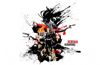 Ichigo's Transformations, ichigo, vizard ichigo, full hollow ichigo, vasto lorde ichigo, white background, ichigo kurosaki, xcutioner, bleach, anime, kurosaki ichigo, hollow ichigo, mugetsu ichigo, final getsuga tenshou HD wallpaper
