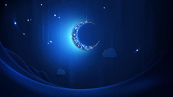 Abstract, Shine, Light, Brilliance, Neon, Crescent HD wallpaper