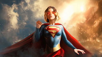 Milly Alcock As Supergirl , superman-legacy, 2025-movies, movies, supergirl, artwork, artist, art, digital-art, superheroes, milly-alcock, artstation HD wallpaper