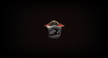 Minimal, Baby Yoda, art HD wallpaper