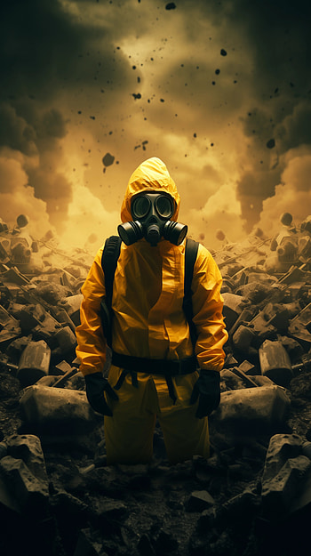 Hazardous Realm - Gas Mask Apocalypse, dark, gas mask HD phone wallpaper