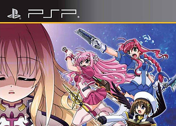 Mahou Shoujo Lyrical Nanoha A's Portable The Gears of Destiny, mahou shoujo lyrical nanoha a s portable the gears of destiny, kyrie florian, psp, amitie florian, magical girl lyrical nanoha, u d, video games, gears of destiny, hayate yagami HD wallpaper