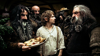 Bilbo Baggins, Lord of the Rings, Dwarf warriors, Fantasy battle scenes HD wallpaper