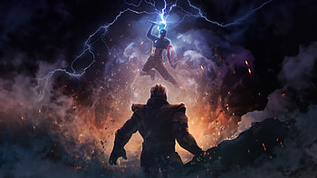 Thanos Vs Captain America, thanos, captain-america, superheroes, artwork, digital-art, artist HD wallpaper