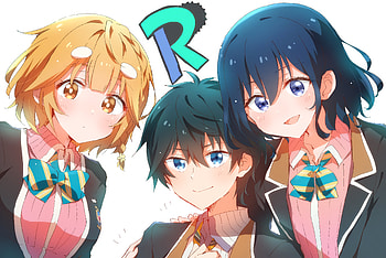 Masamune Makabe, Aki Adagaki, Yoshino Koiwai, Anime, Masamune-kun's Revenge HD wallpaper