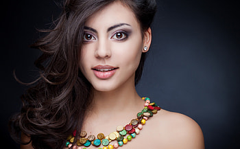 Beauty Indian Women, Woman, Indian, Necklace, Look HD wallpaper
