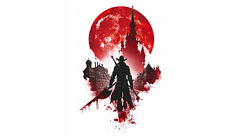 Bloodborne Minimal , bloodborne, games, minimalism, minimalist, white, artist, artwork, digital-art, video-games HD wallpaper