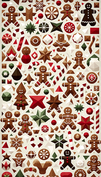 Gingerbread Delight , Christmas, holiday, christmas ornaments, candy HD phone wallpaper