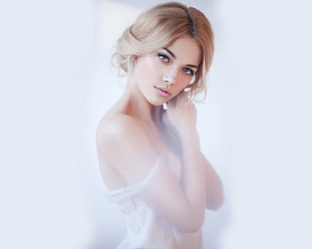beautiful blonde, girl, beautiful, dress, blonde HD wallpaper