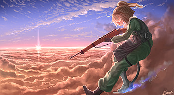 Tanya Degurechaff, anime-girl, anime HD wallpaper