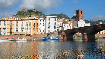 Bosa, Labitato di Bosa, Sardinian allure, Magazine-worthy views HD wallpaper