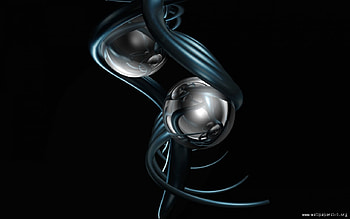 blue steel 1280x800. jpg, blue, abstracted, balls, steel, looped HD wallpaper