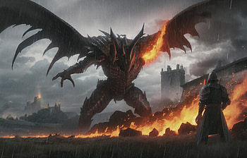 Infernal Warden | Flamebound Demon | Dreadwing Overlord | Ashen Tyrant | Demonfall, fantasy, demon HD wallpaper