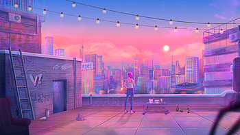 Big World Outside , alone, artist, artwork, digital-art HD wallpaper