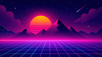 Geometric Ascent Synthwave Mountains, geometric, synthwave, mountains, artist, artwork, art, digital-art, ai, deviantart HD wallpaper