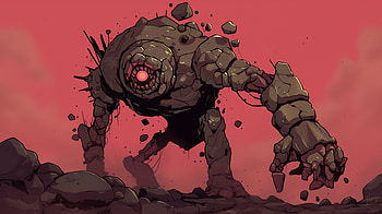 Earth Golem, golem, creature HD wallpaper