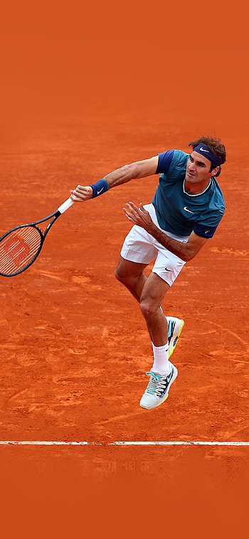 Roger Federer brilliance, Tennis icon, Unmatched skills, Sports legend HD phone wallpaper