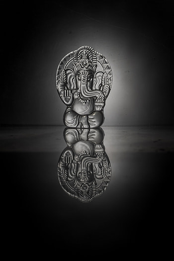 Ganesh, art, glass HD phone wallpaper