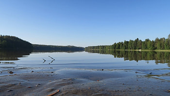 Beach, summer, water, lake HD wallpaper