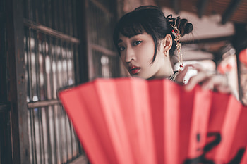 asian, woman HD wallpaper