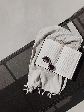 Miscellanea, Miscellaneous, Cloth, Book, Sun Lounger, Deck Chair, Glasses, Spectacles HD phone wallpaper