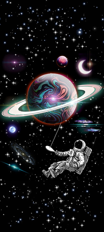 Gary2.0, espacio, luz, astronauta, mundos, astronautas, Estrella, arte, estrellas HD phone wallpaper