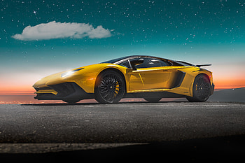 Yellow Lamborghini Aventador Sv 2020 , lamborghini-aventador, lamborghini, cars HD wallpaper