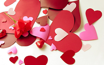 Heart Love, rose, heart, love, flower HD wallpaper
