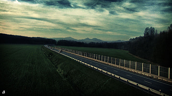 Dark highway , 18013 Baltana HD wallpaper