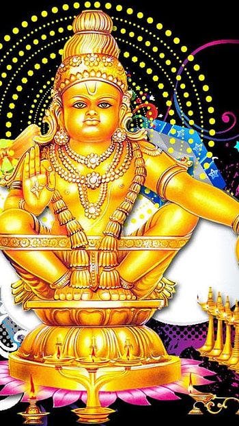 Ayyappan , Colorful Background HD phone wallpaper