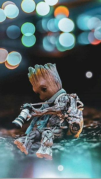Fotoğracı Groot, foto, smile HD phone wallpaper