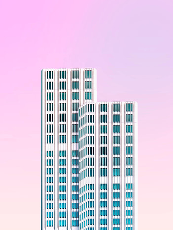 Skyscraper, Building, Minimalism, Facade HD phone wallpaper