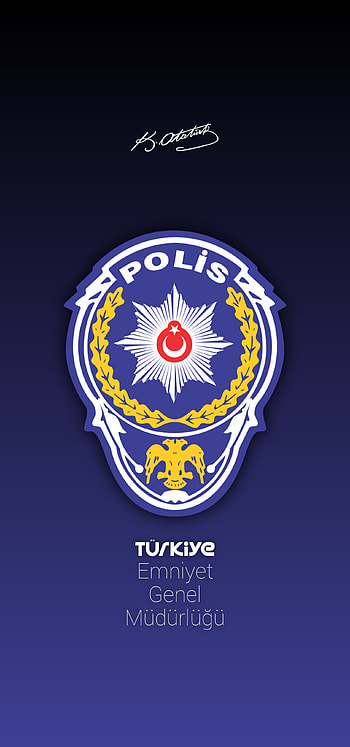Türkiye Polis, art, Turkey, design HD phone wallpaper