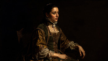 Classical : Velvet Gaze, Portrait, Woman HD wallpaper