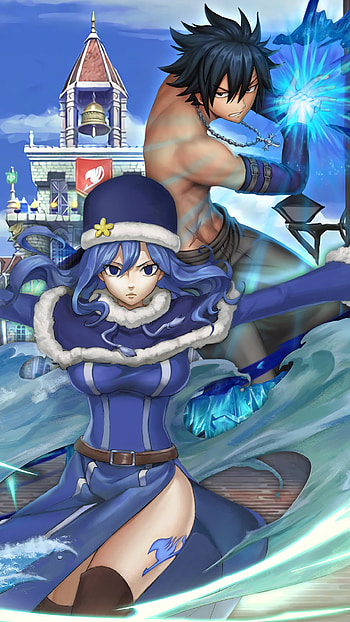 You're mine, Juvia Lockser, Fairy Tail, Anime girl HD phone wallpaper