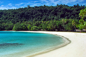 Champagne Beach, Vanuatu paradise, Franks Travelbox, Beach getaway HD wallpaper
