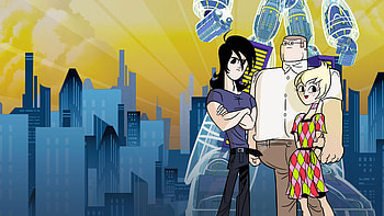 Sym-Bionic Titan — : Neon City Guardians HD wallpaper